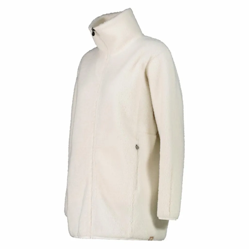 Damen-Sweatshirt mit Reißverschluss aus Teddyfleece>CMP Outlet