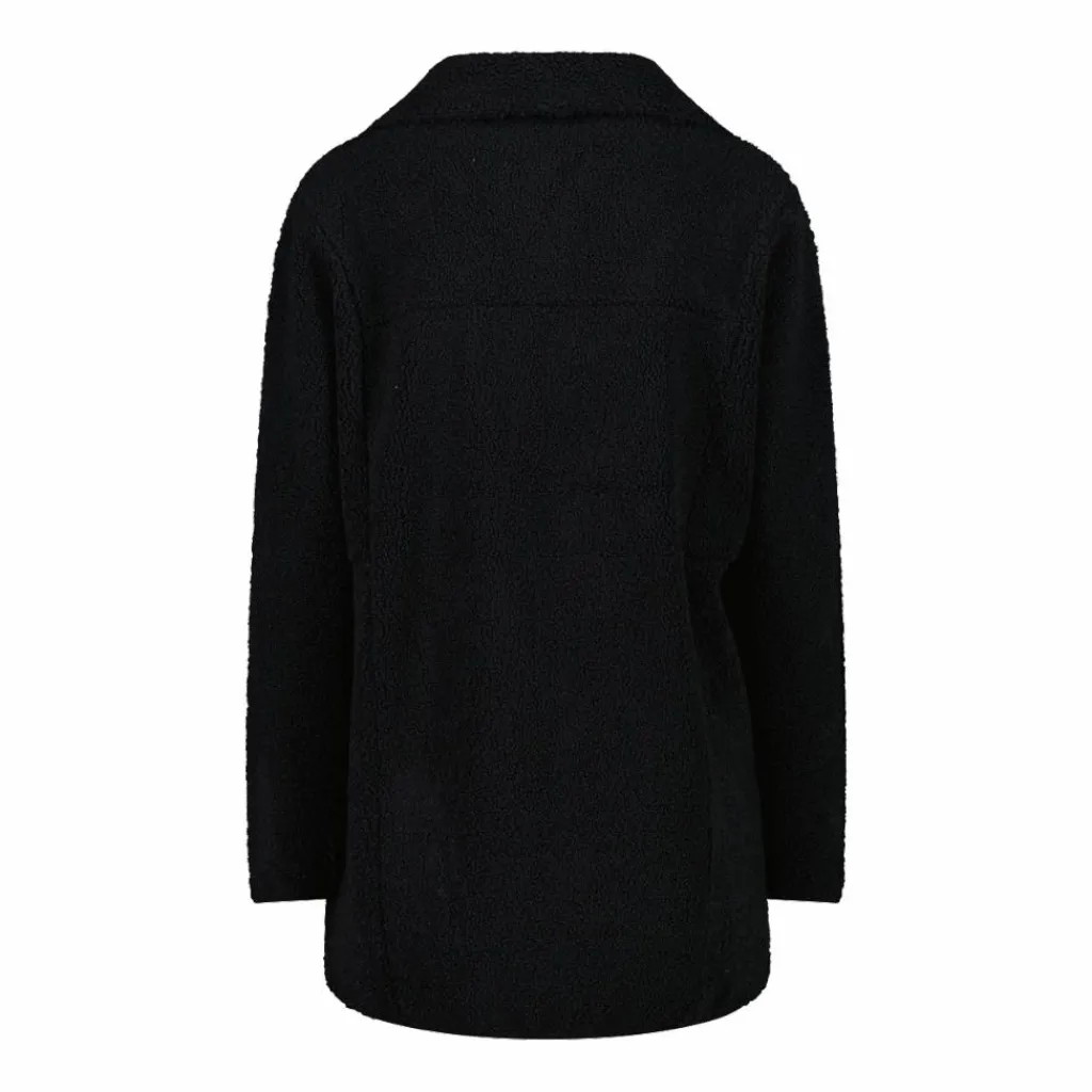 Damen-Sweatshirt mit Reißverschluss aus Teddyfleece>CMP Outlet
