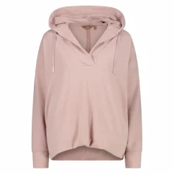 Damen-Sweatshirt ohne Reißverschluss mit fest angebrachter Kapuze><noscript><img width=