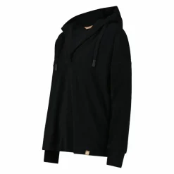 Damen-Sweatshirt ohne Reißverschluss mit fest angebrachter Kapuze><noscript><img width=
