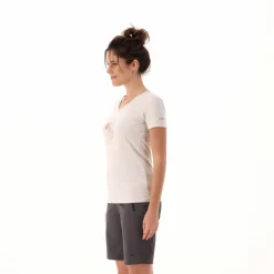 Damen-T-Shirt aus Funktionsgewebe mit Print vorne><noscript><img width=