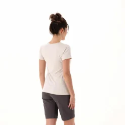 Damen-T-Shirt aus Funktionsgewebe mit Print vorne><noscript><img width=
