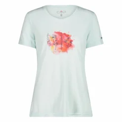 Damen-T-Shirt aus Piqué mit Print vorne>CMP New