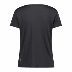 Damen-T-Shirt aus Piqué mit Print vorne><noscript><img width=