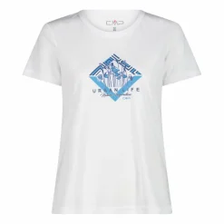 Damen-T-Shirt aus Piqué mit Print vorne><noscript><img width=