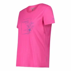 Damen-T-Shirt aus Piqué mit Print vorne><noscript><img width=