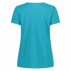 Damen-T-Shirt aus Piqué mit Print vorne><noscript><img width=