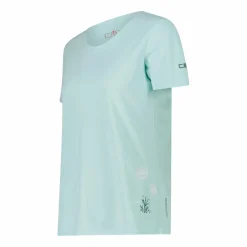Damen-T-Shirt aus Piqué mit Print vorne><noscript><img width=