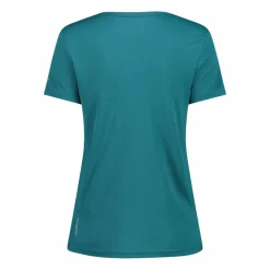 Damen-T-Shirt aus Piqué mit Print vorne><noscript><img width=