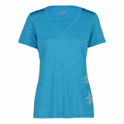 Damen-T-Shirt mit breitem Ausschnitt aus Light Jersey>CMP Online