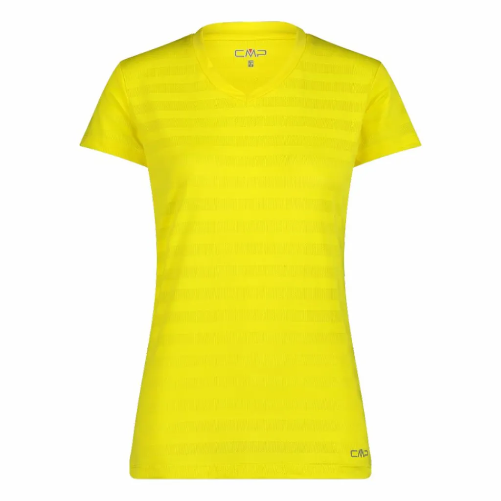 Damen-T-Shirt mit horizontalen Mesh-Einsätzen>CMP Sale