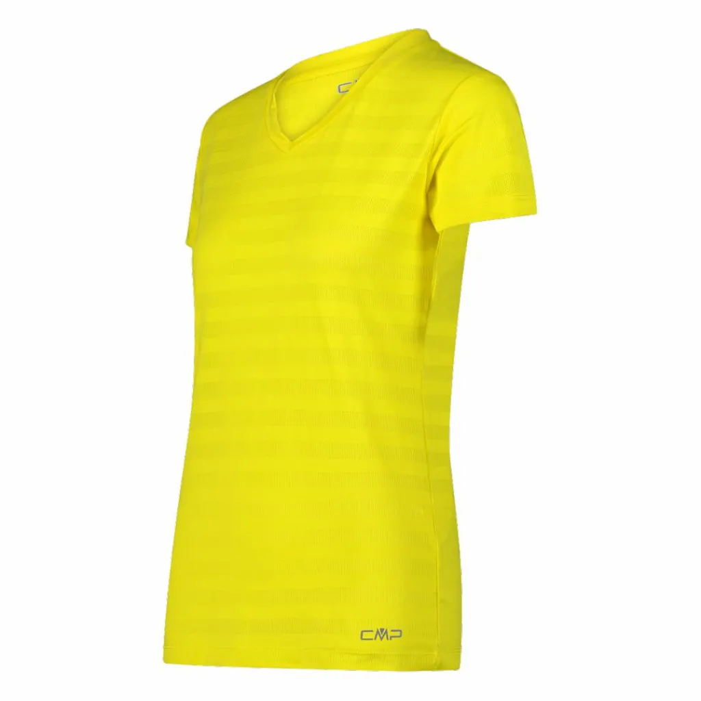 Damen-T-Shirt mit horizontalen Mesh-Einsätzen>CMP Sale