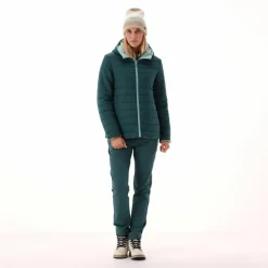 Doubleface-Jacke mit Kapuze für Damen><noscript><img width=