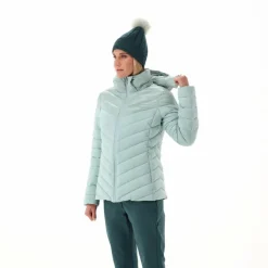 Einfarbige Daunenjacke mit Sorona® Aura für Damen><noscript><img width=