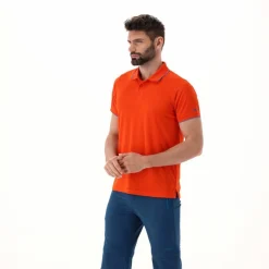Einfarbiges Pique-Poloshirt><noscript><img width=