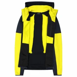 Fleece Grid Tech mit Reißverschluss für Herren mit Kapuze meliert><noscript><img width=