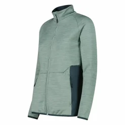 Fleece Grid Tech mit Reißverschluss für Damen meliert><noscript><img width=