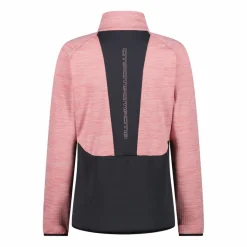 Fleece Grid Tech mit Reißverschluss für Damen meliert><noscript><img width=