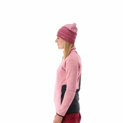 Fleece Grid Tech mit Reißverschluss für Damen meliert><noscript><img width=
