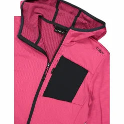 Fleece Grid Tech mit Reißverschluss und Kapuze für Damen><noscript><img width=