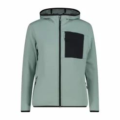 Fleece Grid Tech mit Reißverschluss und Kapuze für Damen><noscript><img width=
