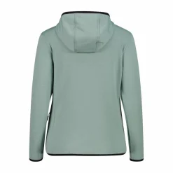 Fleece Grid Tech mit Reißverschluss und Kapuze für Damen><noscript><img width=