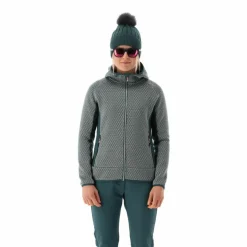 Fleece Knit Tech für Damen mit Kapuze><noscript><img width=