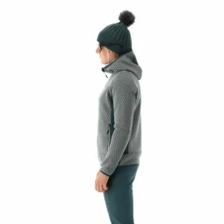 Fleece Knit Tech für Damen mit Kapuze><noscript><img width=