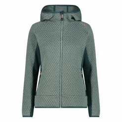 Fleece Knit Tech für Damen mit Kapuze><noscript><img width=