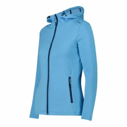 Fleecejacke aus Stretch-Performance mit Kapuze><noscript><img width=