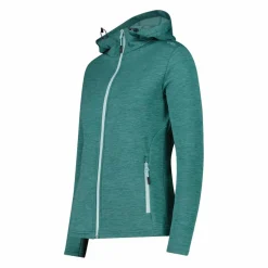 Fleecejacke aus Stretch-Performance mit Kapuze><noscript><img width=