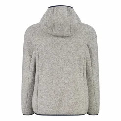 Fleecejacke für Mädchen in Knit Tech Melange mit Kapuze><noscript><img width=