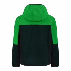 Fleeceshirt mit Reißverschluss für Jungen aus Knit Tech mit Kapuze><noscript><img width=