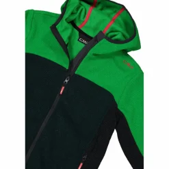 Fleeceshirt mit Reißverschluss für Jungen aus Knit Tech mit Kapuze><noscript><img width=