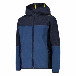 Fleeceshirt mit Reißverschluss für Jungen aus Knit Tech mit Kapuze><noscript><img width=
