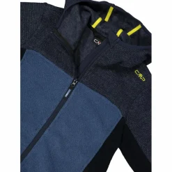 Fleeceshirt mit Reißverschluss für Jungen aus Knit Tech mit Kapuze><noscript><img width=