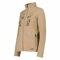 Fleece-Sweatshirt für Damen aus Arctic Fleece Melange mit Blumendruck><noscript><img width=