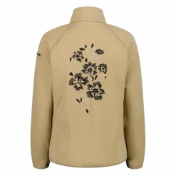 Fleece-Sweatshirt für Damen aus Knit Tech Melange mit Blumendruck>CMP New