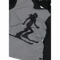 Gedruckter Stehkragenpullover aus Softech für Damen><noscript><img width=