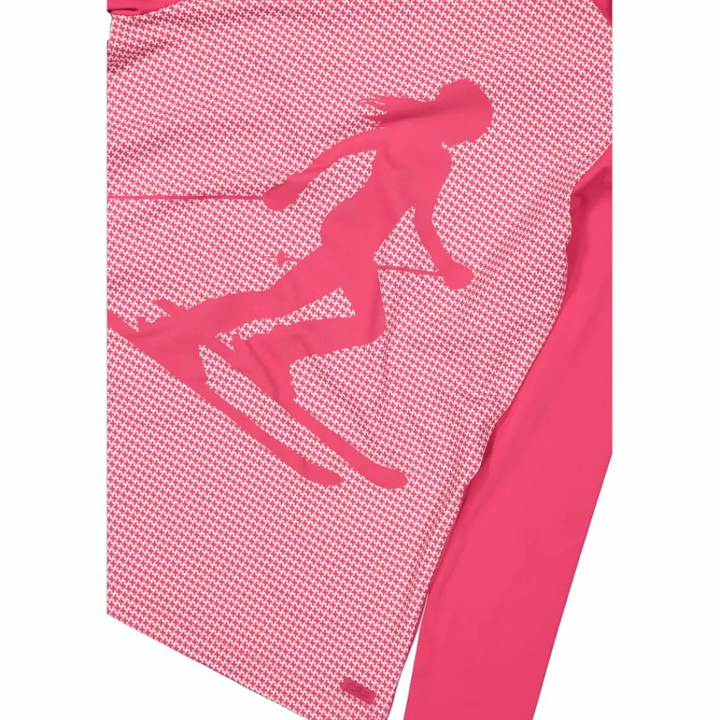 Gedruckter Stehkragenpullover aus Softech für Damen>CMP Hot