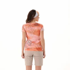 Gemustertes technisches T-Shirt mit Cool Menthol Boost für Damen><noscript><img width=