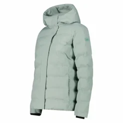 Gepolsterte Daunenjacke für Damen mit Kapuze><noscript><img width=