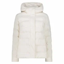 Gepolsterte Daunenjacke für Damen mit Kapuze><noscript><img width=