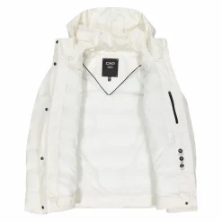 Gepolsterte Daunenjacke für Damen mit Kapuze><noscript><img width=