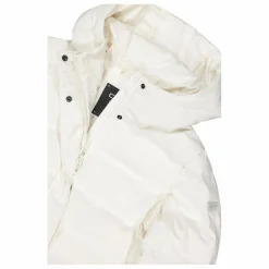 Gepolsterte Daunenjacke für Damen mit Kapuze><noscript><img width=