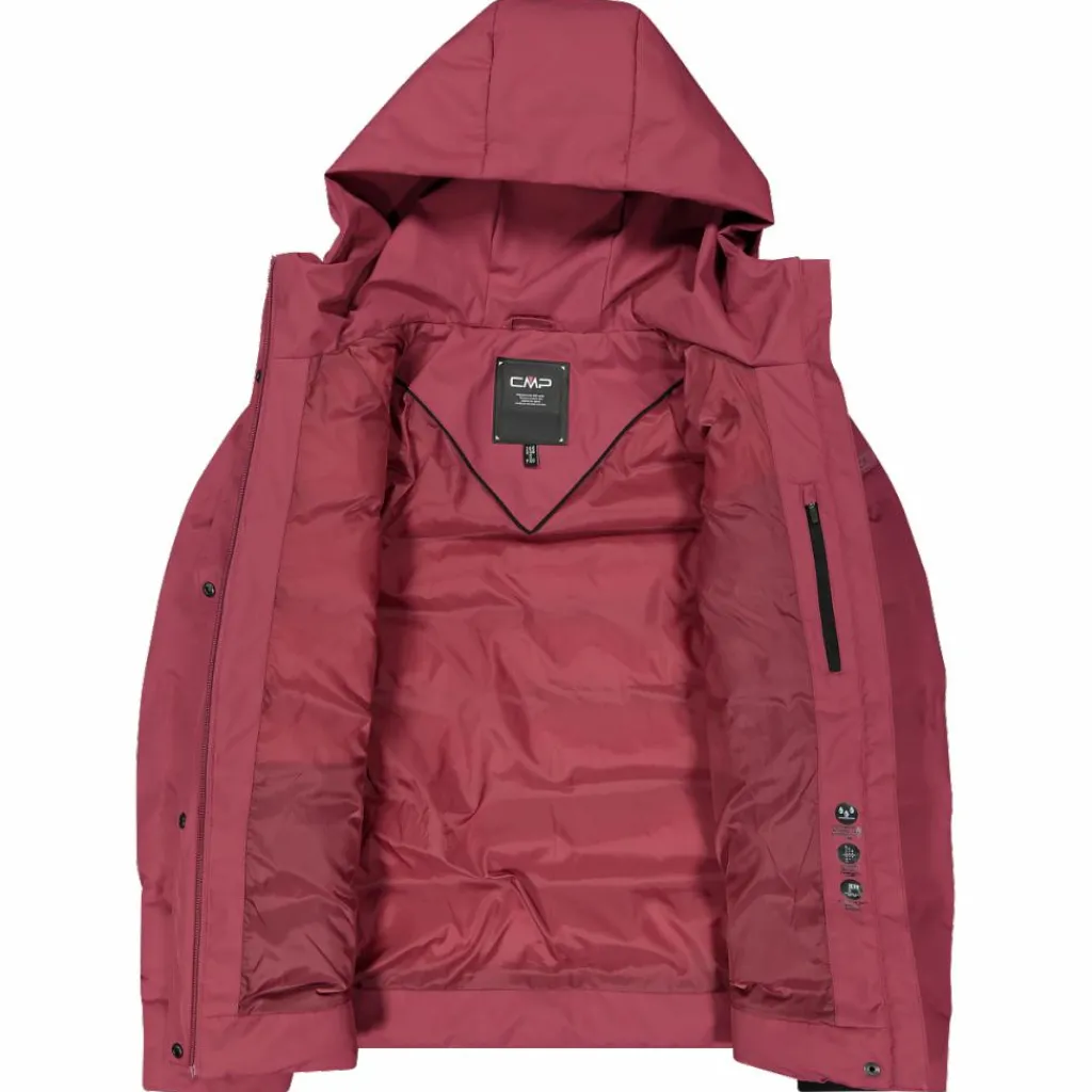 Gepolsterte Daunenjacke für Damen mit Kapuze>CMP Hot