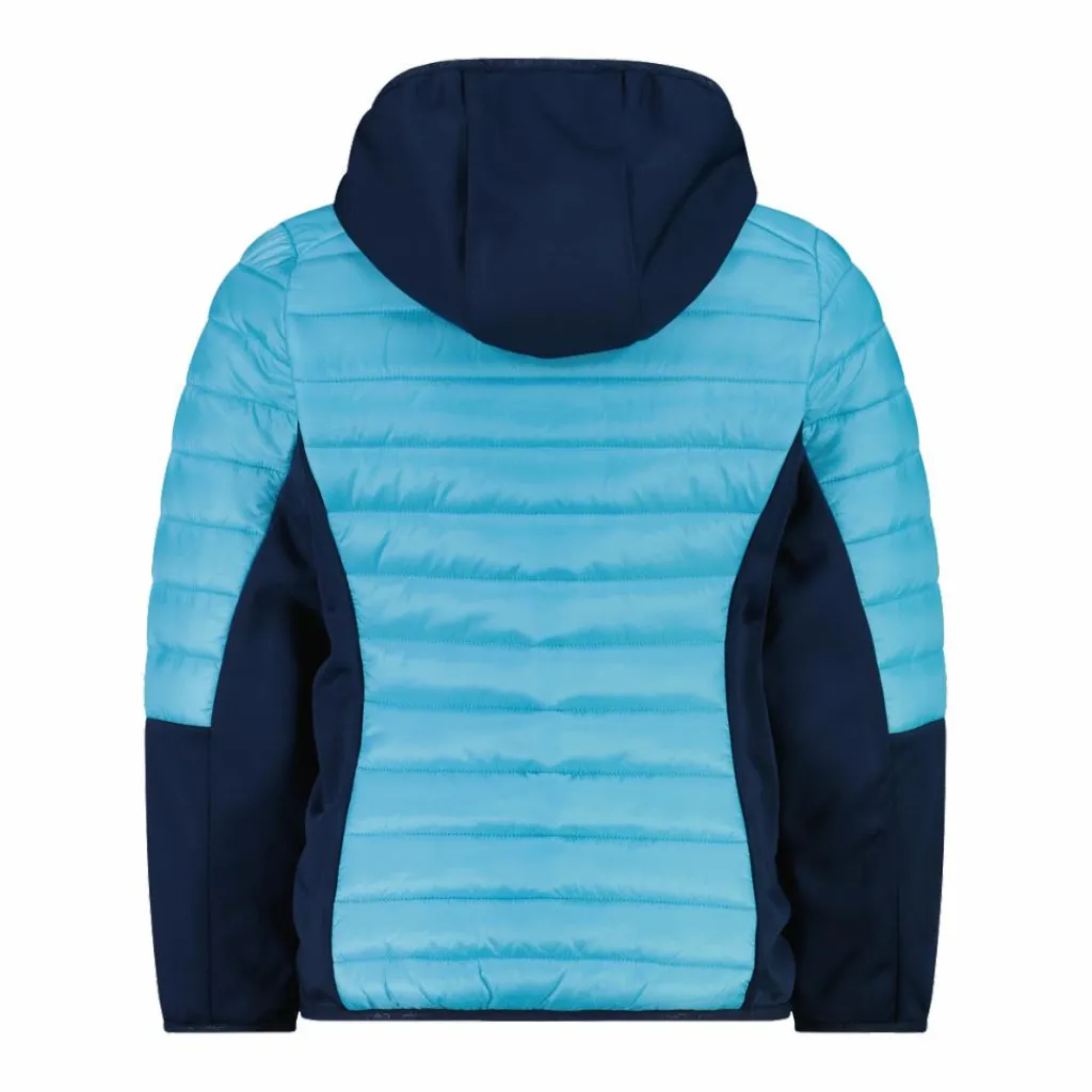 Gepolsterte Hybridjacke für Mädchen mit Kapuze>CMP Outlet