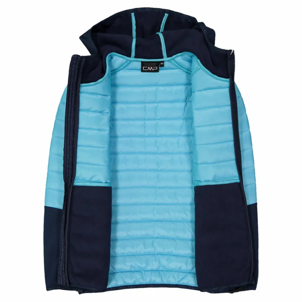 Gepolsterte Hybridjacke für Mädchen mit Kapuze>CMP Outlet