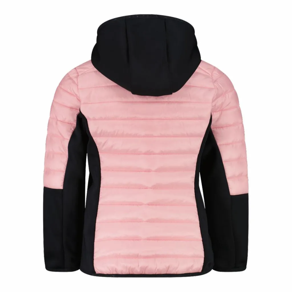Gepolsterte Hybridjacke für Mädchen mit Kapuze>CMP Outlet