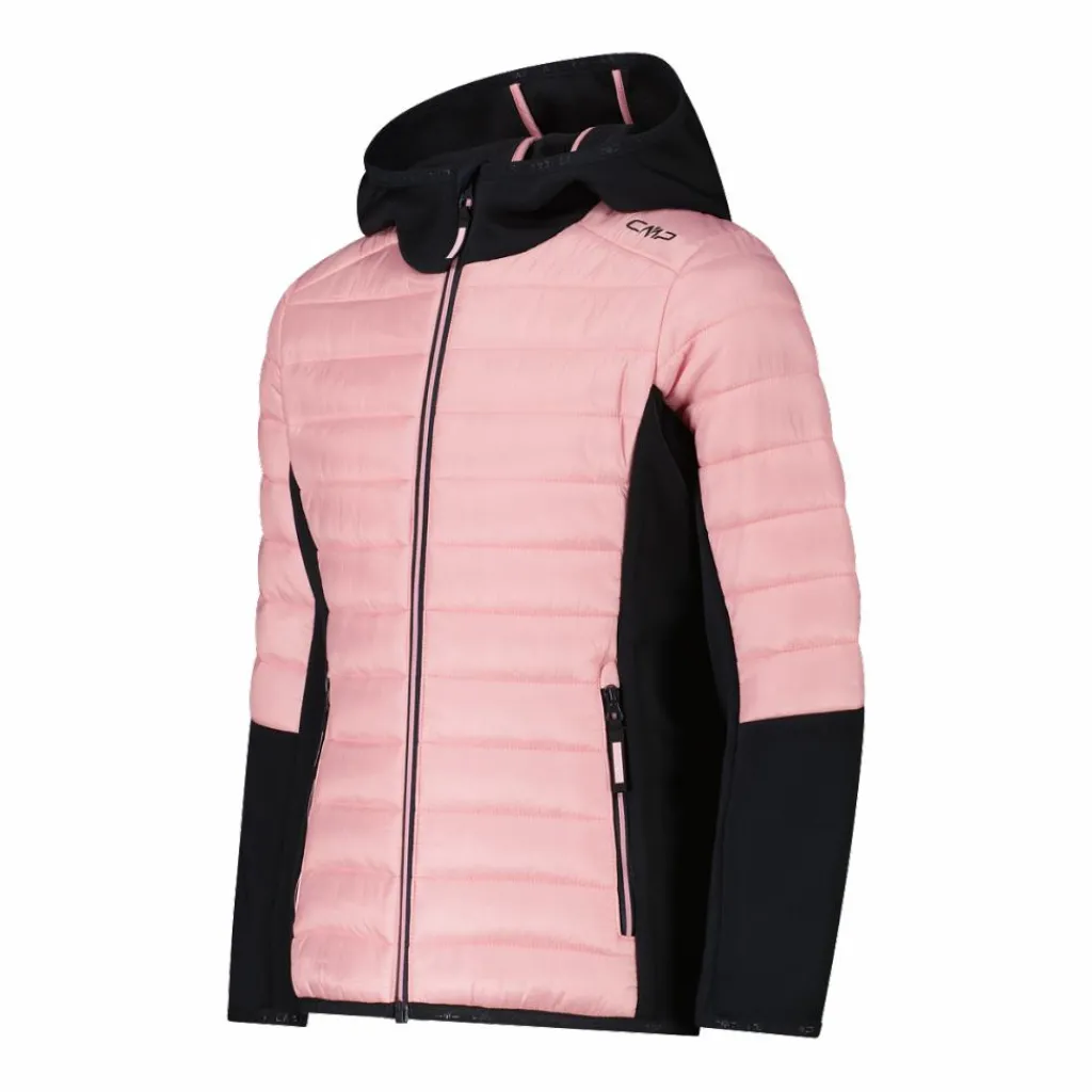 Gepolsterte Hybridjacke für Mädchen mit Kapuze>CMP Outlet